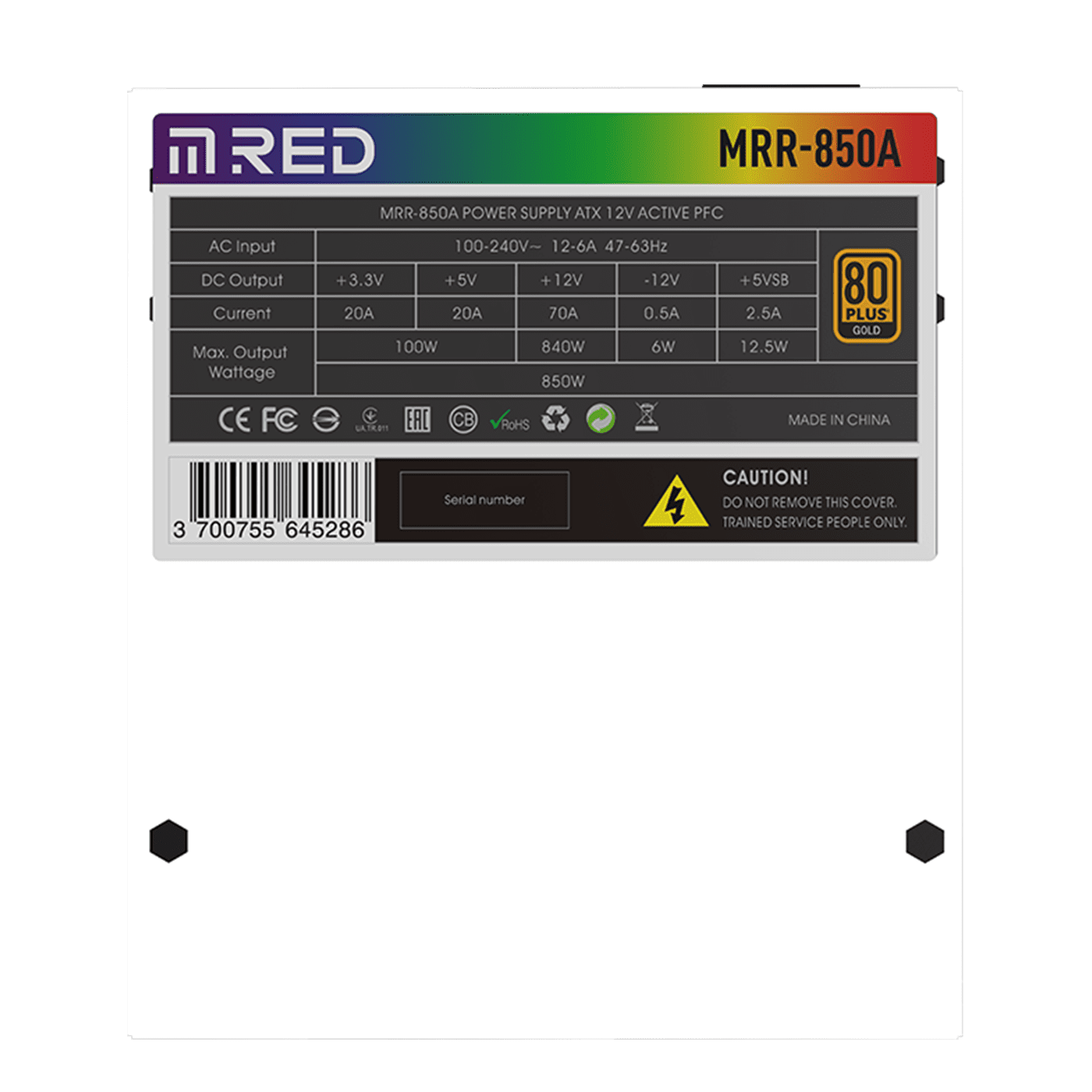 Alimentation_PC_Blanche_850W_80PLUS